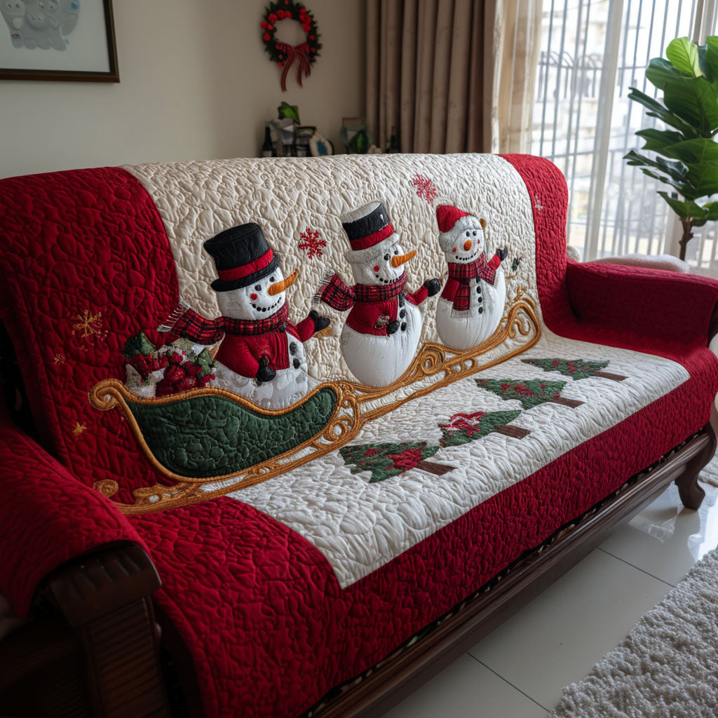 Snowpoint Lane Quilted Sofa Cover Sofa Slip Covers Christmas Gifts For Wife