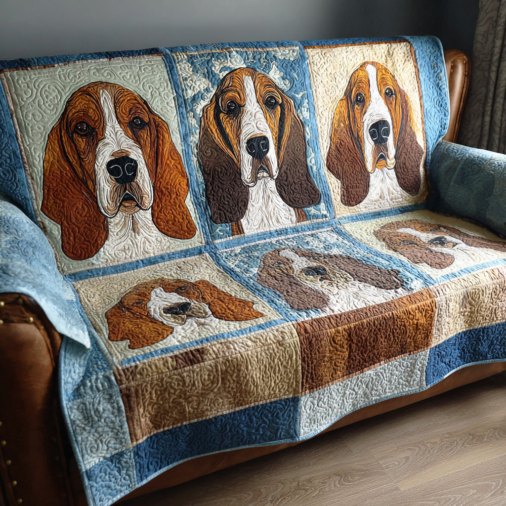Soft Ears Quilted Sofa Cover Sofa Couch Cover Doggy Presents For Christmas