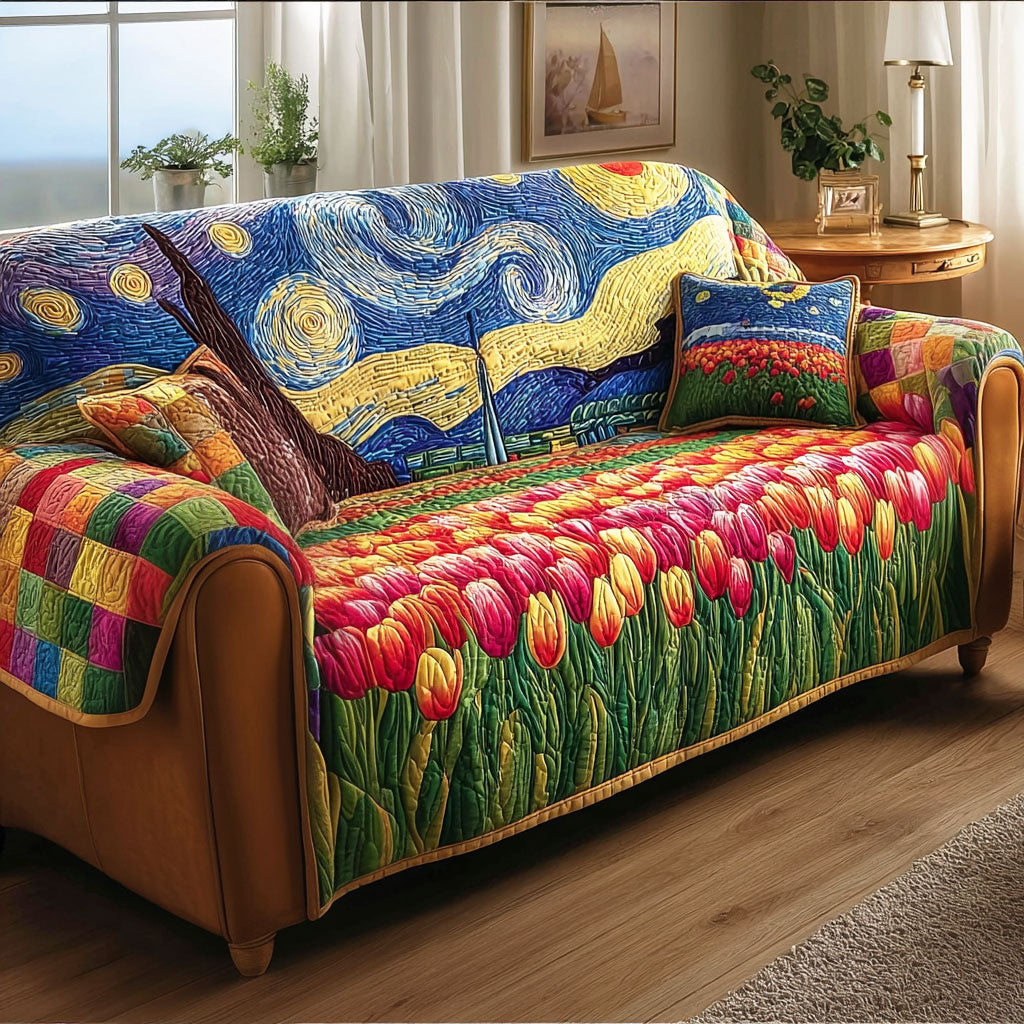 Soft Spring Quilted Sofa Cover Good Sofa Covers Sentimental Gifts For Mom