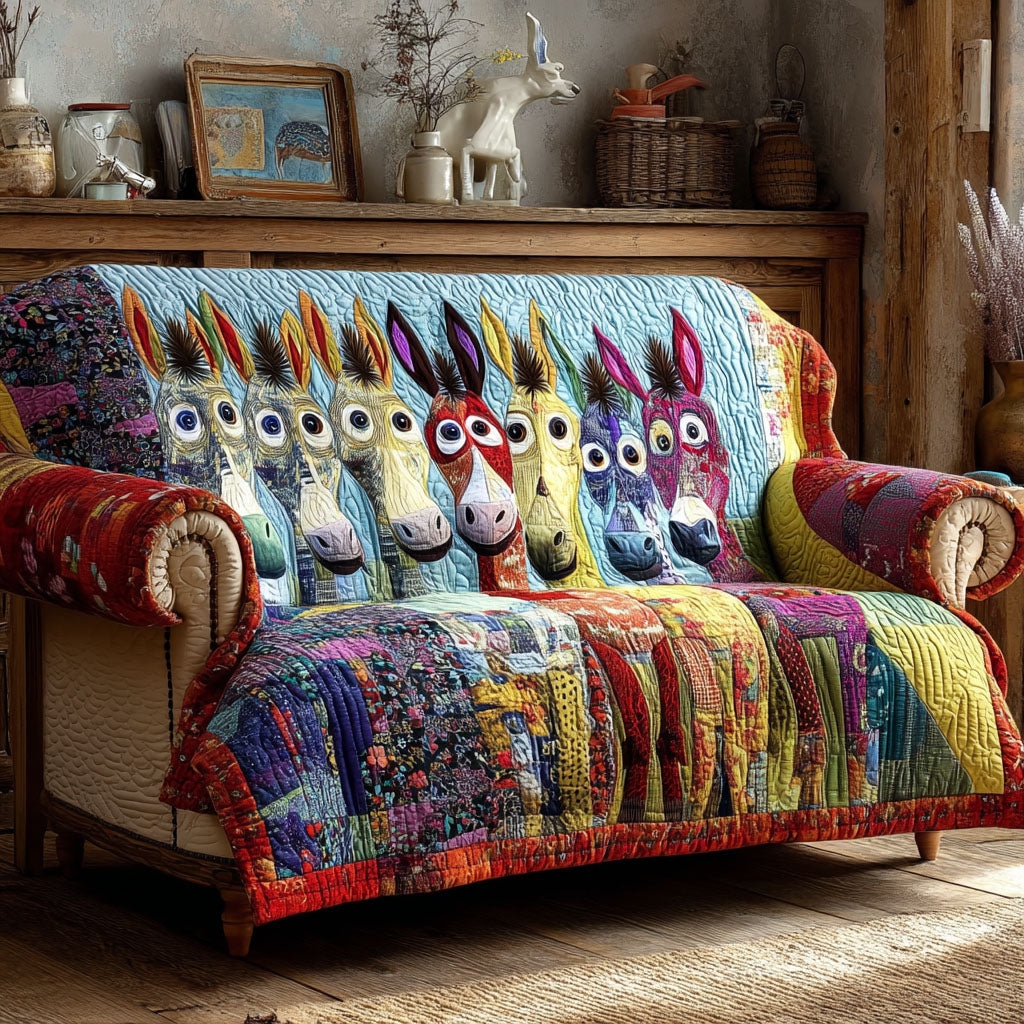 Softstep Sammy Quilted Sofa Cover Sofa Covers For Sale Donkey Themed Gifts
