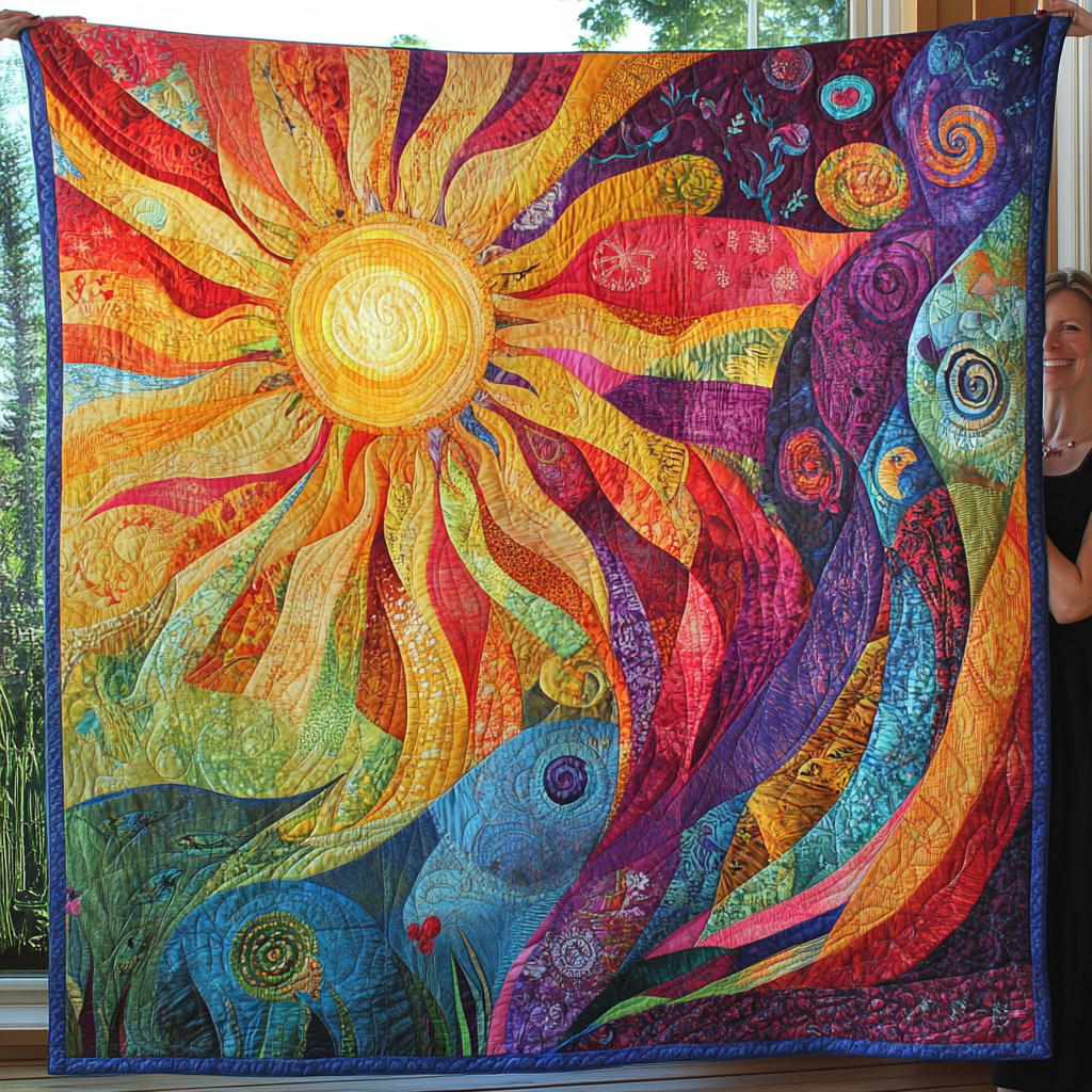 Solar Dreams Quilted Blanket Bedroom Furniture Ideas Gifts For Mother In Law
