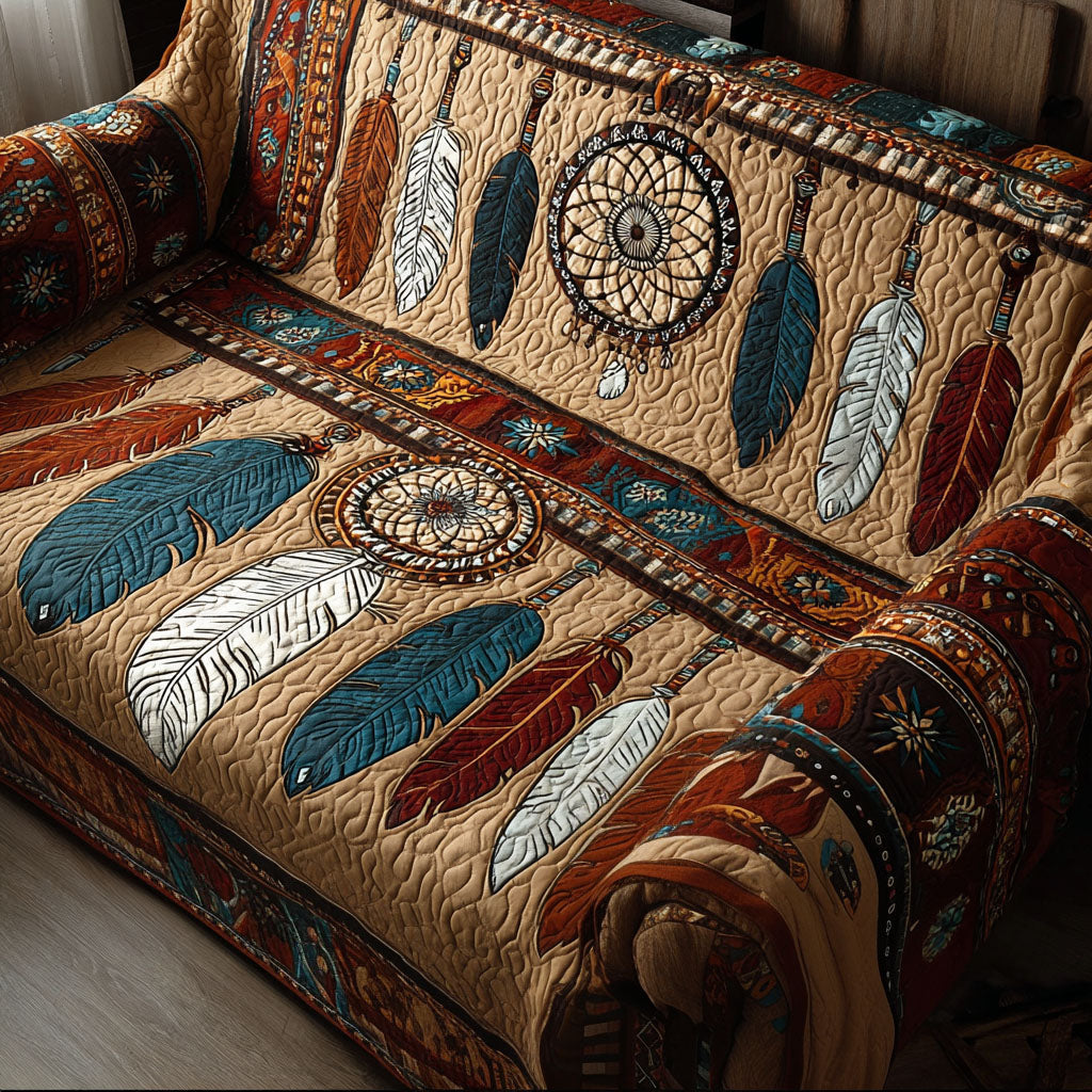 Spirit Loom Quilted Sofa Cover Sofa Protector Cover Best Native American Gifts