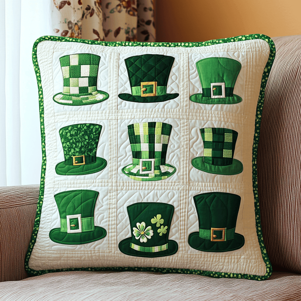 St Patrick's Day Quilt Pillow Case Sofa Pillow Covers Cool St Patricks Day Gifts