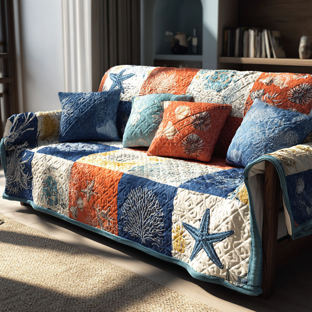 Star Glow Quilted Sofa Cover Best Sofa Covers Sea Ocean Themed Gifts