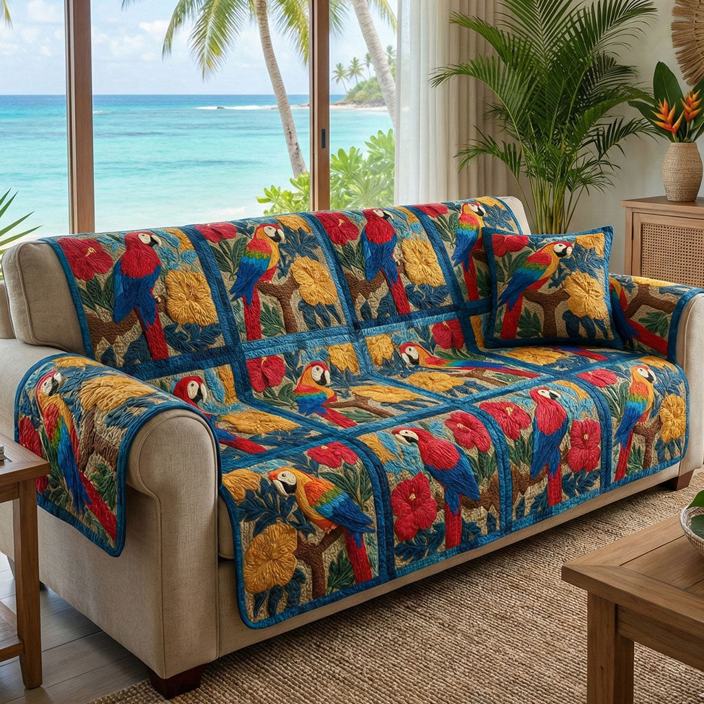 Summer Canopy Quilted Sofa Cover Cool Sofa Covers Beach Gifts For Her