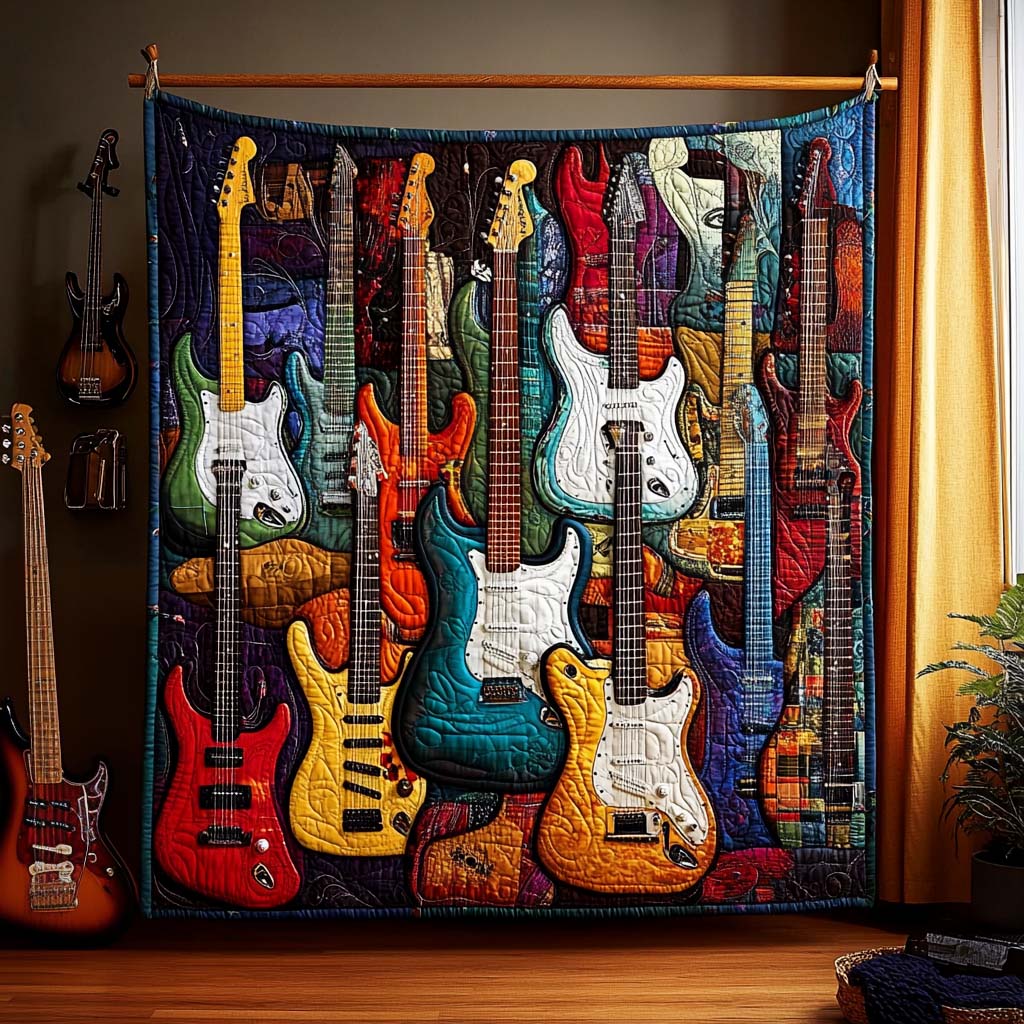 Symphony of Colors Quilted Blanket Comforter Sets Queen Mother's Day Gifts For Grandma