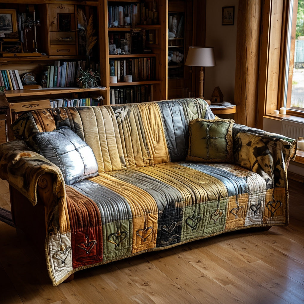 The Old Boathouse Quilted Sofa Cover Living Room Decor Ideas Best Gifts For Fisherman