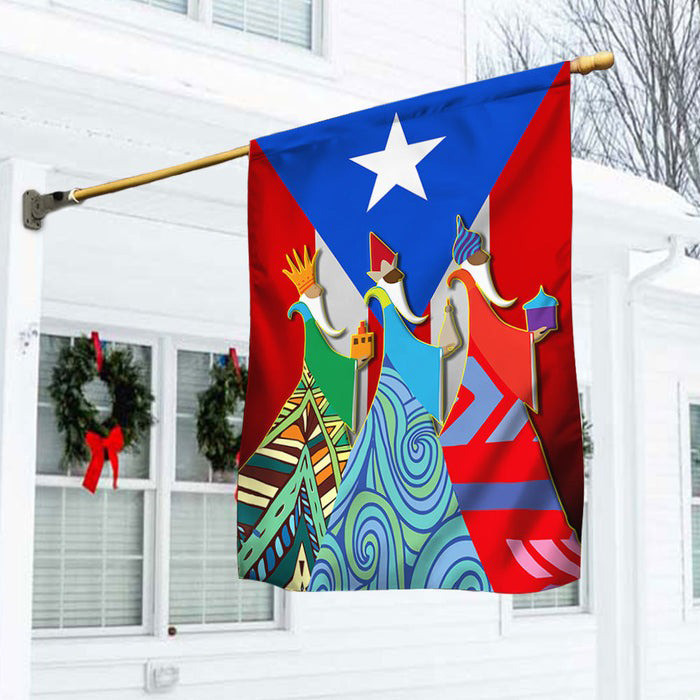 Three Kings Day Puerto Rico Christmas Flag Home Decor Gifts For Religious Merch - Image 2