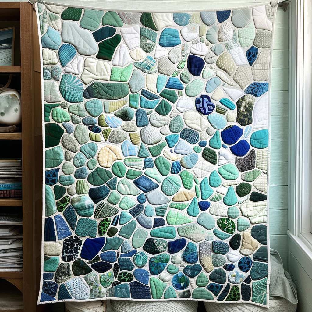 Tidal Mosaic Quilted Blanket Best Bedsheets Best Gifts For Dad
