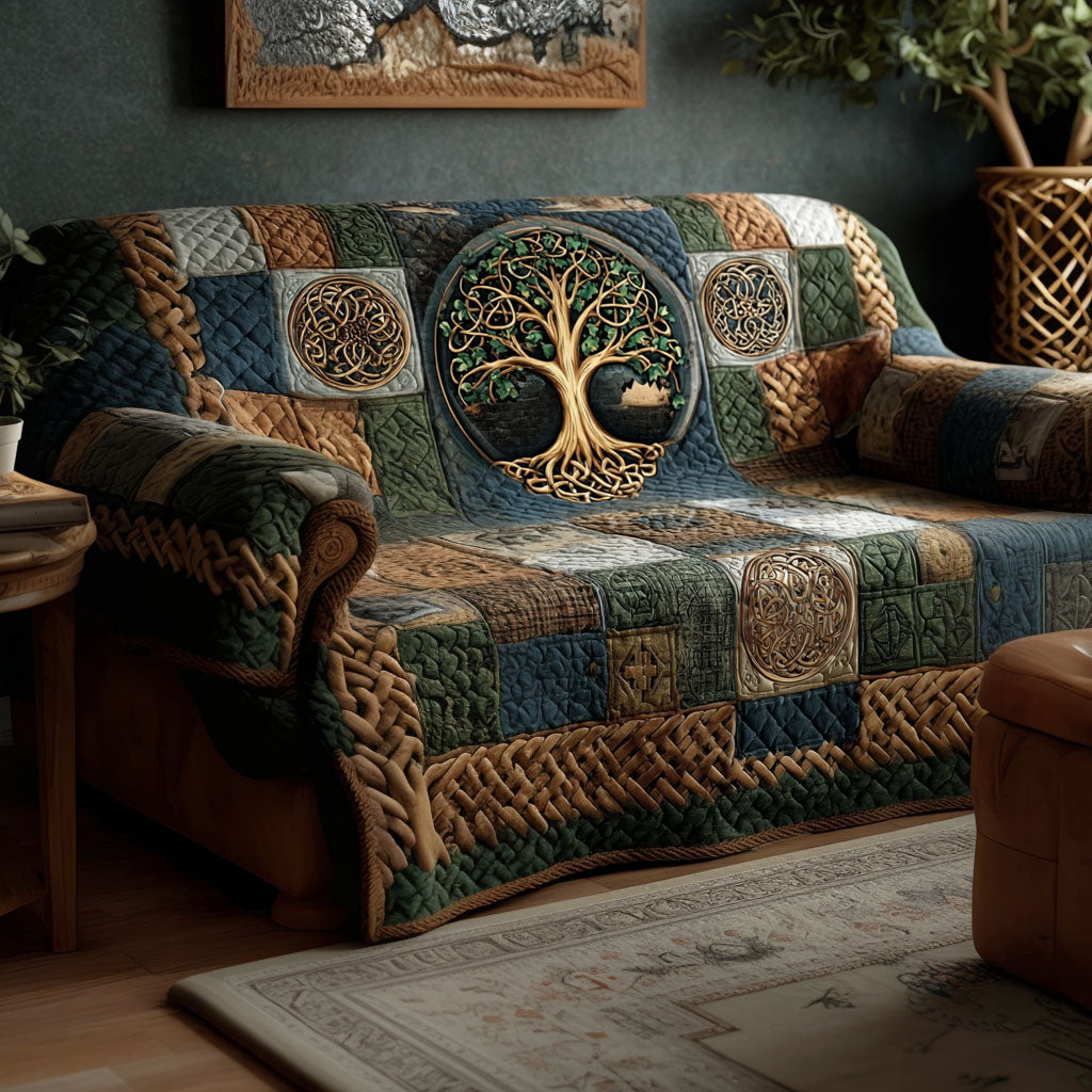 Tree of Tranquility Quilted Sofa Cover The Best Sofa Slipcovers Tree Of Life Gifts For Women