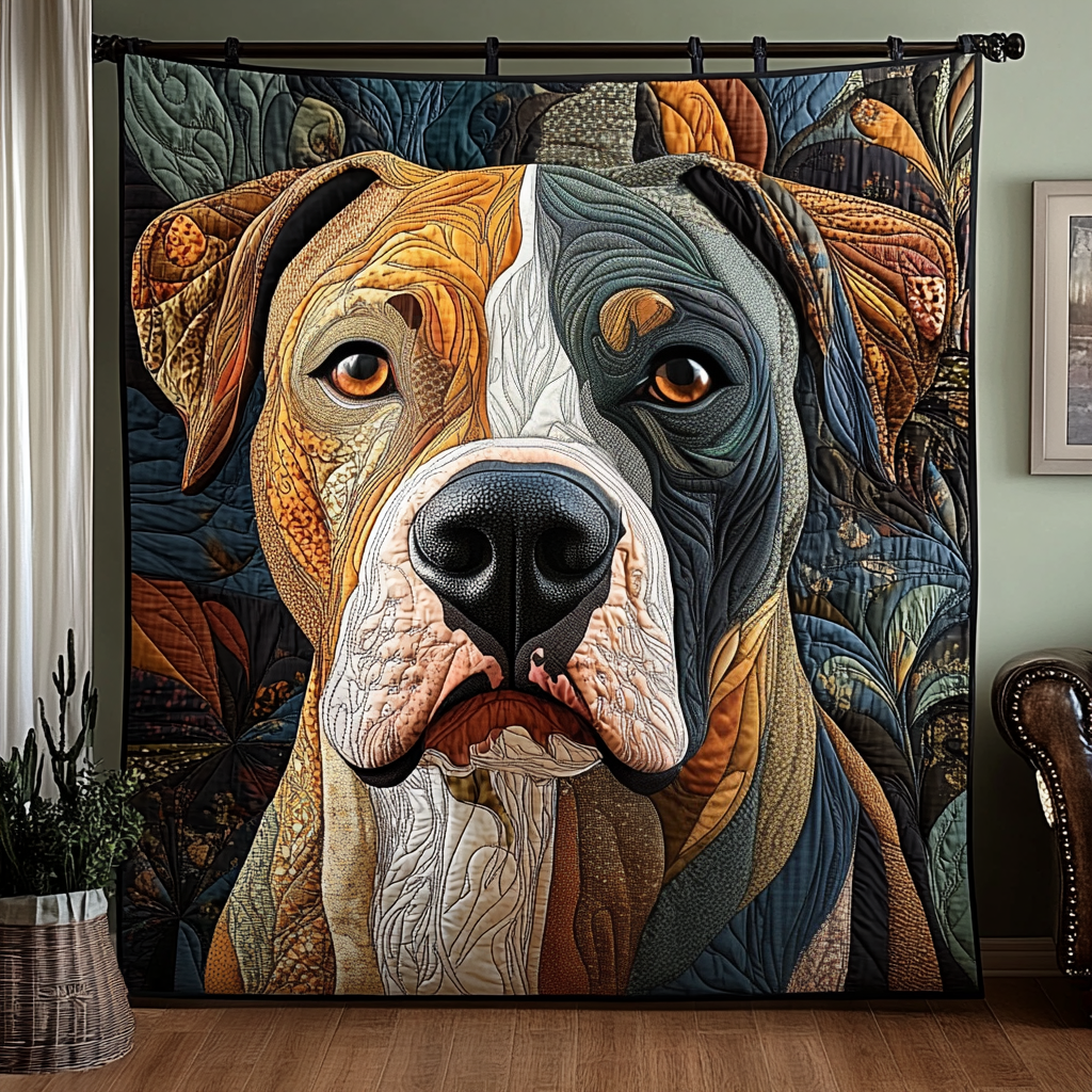 Unbreakable Bond Quilted Blanket Over The Bed Decor Presents For People With Dogs