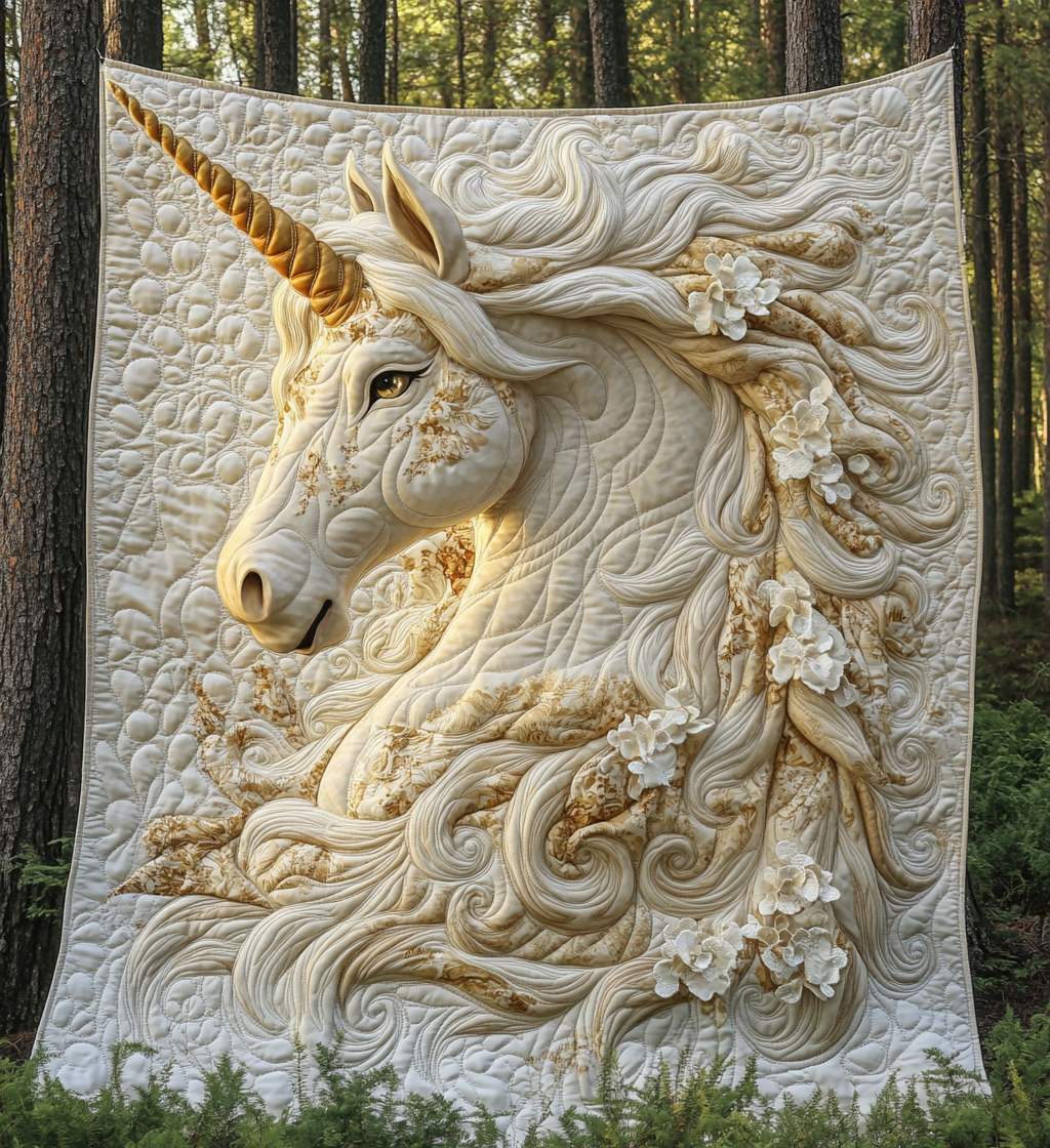 Unicorn Sunset Symphony Quilted Blanket Cool Bedroom Ideas Gifts For Dads Who Have Everything