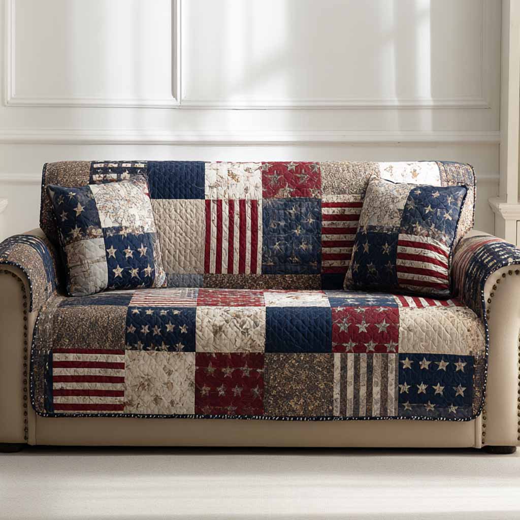 Union Quilted Sofa Cover Couch Covers Sofa Cover Mother'sDay Gifts From Daughter