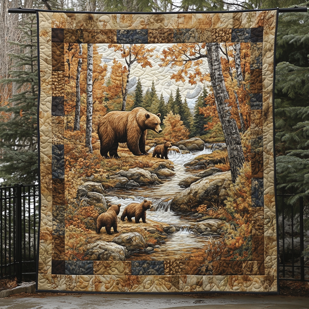 Untamed Wilderness Quilted Blanket Bed Decor Ideas Good Fathers Day Gifts
