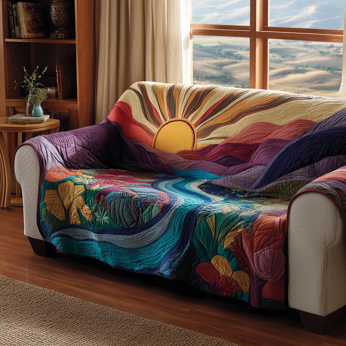 Warm Rays Quilted Sofa Cover Furniture Covers For Sofas Last Minute Mother's Day Gifts