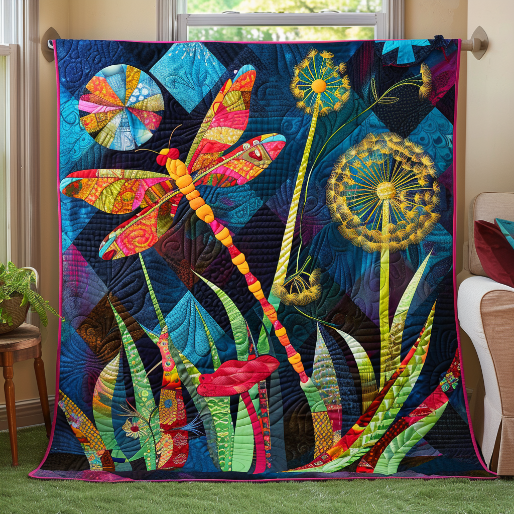 Whimsy Wings Quilted Blanket Comforter And Sheet Sets Cool Gifts For Dragonfly Lovers