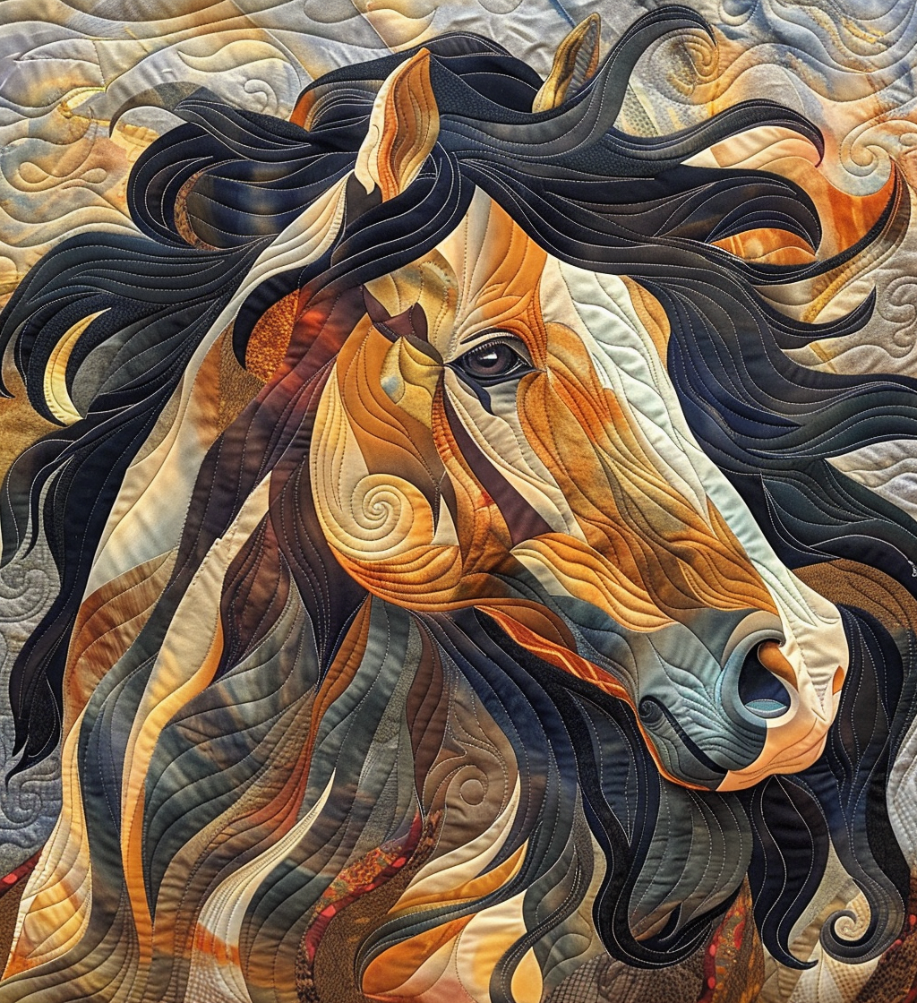 Whirlwind Horse Quilted Blanket Best Sheets Ever Gifts For Dad Who Wants Nothing