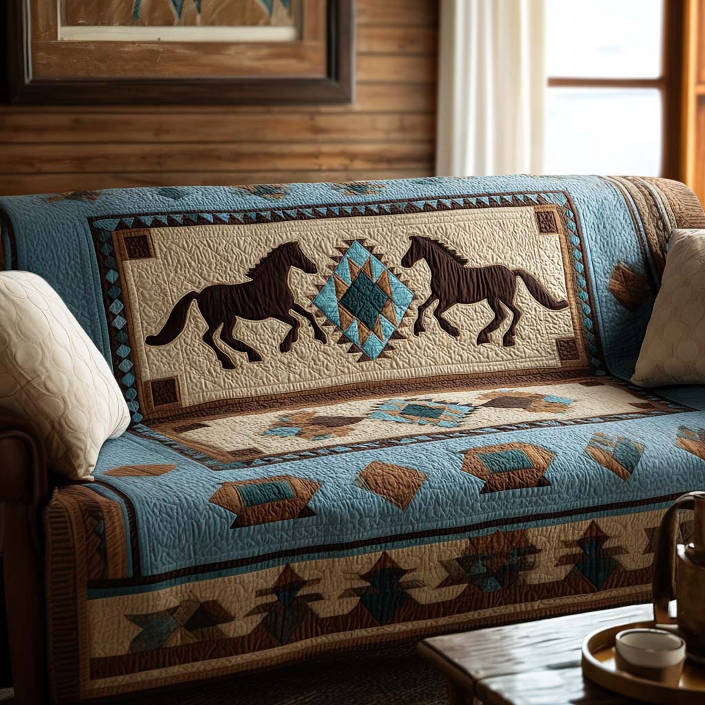 Wild Harmony Quilted Sofa Cover Nice Couch Covers Native American Gift Ideas