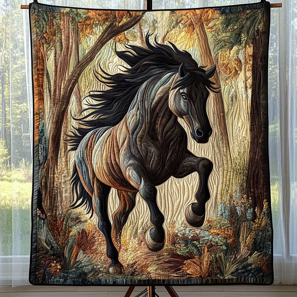 Wild Spirit Quilted Blanket Cool Bedroom Ideas Useful Gifts For Dad