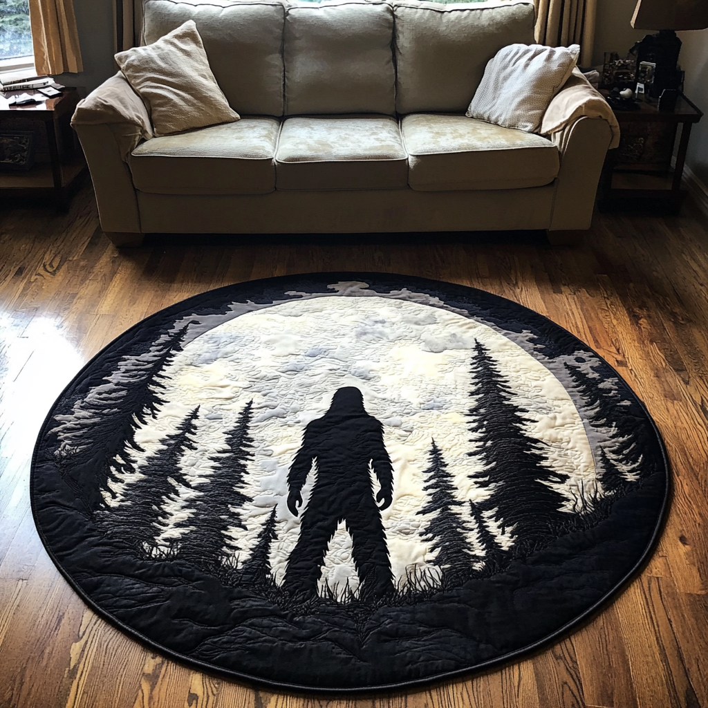 Wild Tracks Quilted Round Mat Outdoor Entryway Decor Cute Small Christmas Tree Ideas