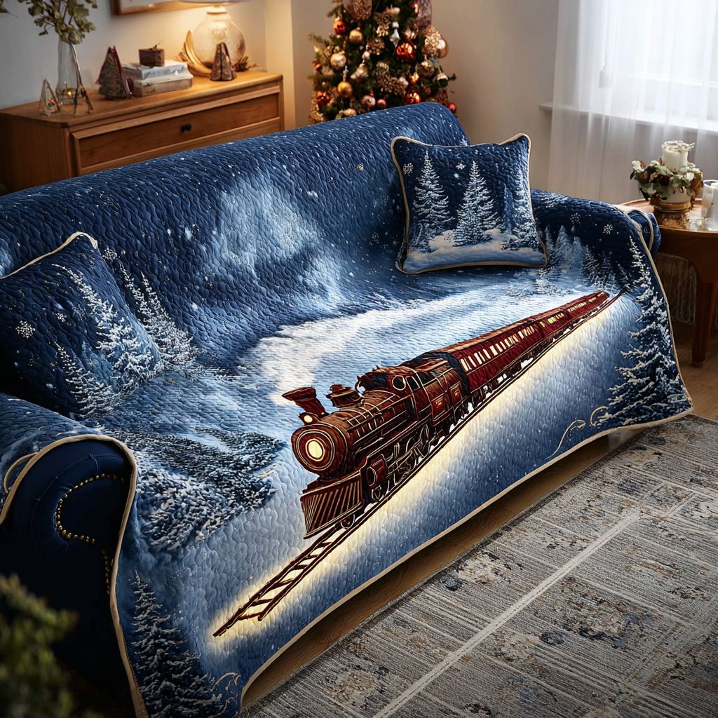 Winter Journey Quilted Sofa Cover Holiday Living Christmas Decor Christmas Present Ideas