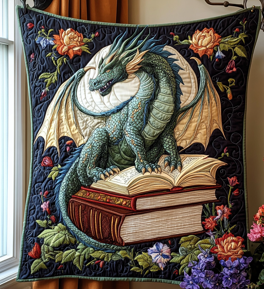 Wisdom Protector Quilted Blanket Best Sheet Sets Unusual Dragon Gifts