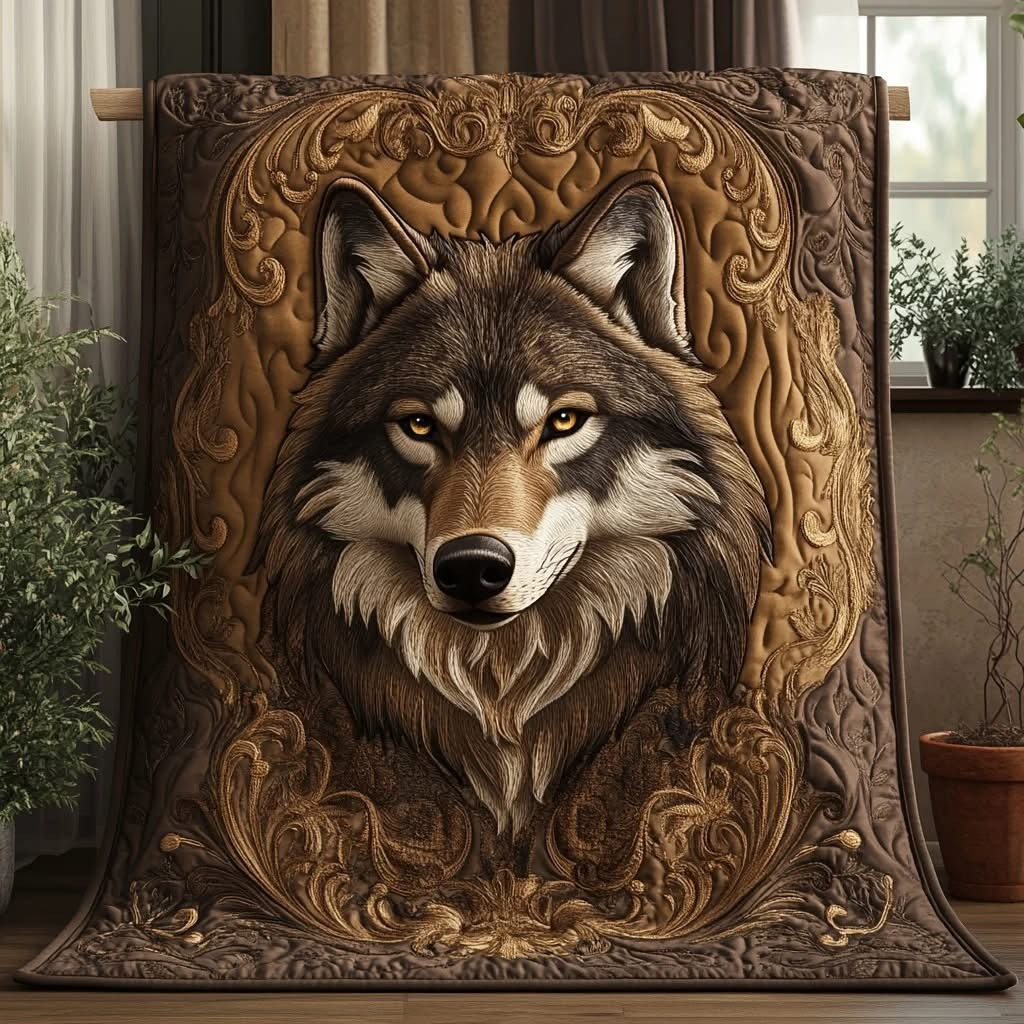 Wolf Quilt Blanket Merchandise Unique Gifts For Wolf Lovers Christmas Ideas For Him