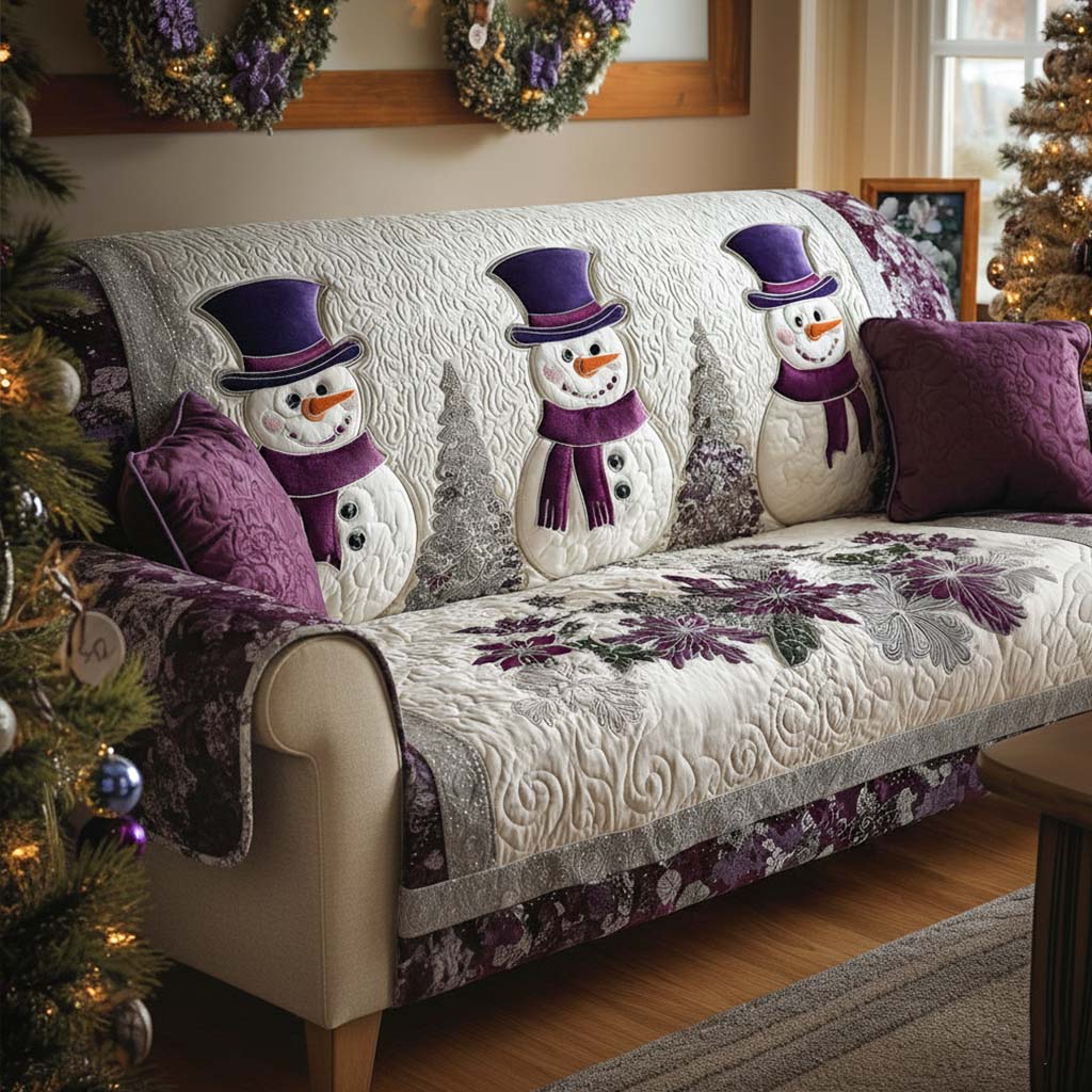 Xmas Sparkle Quilted Sofa Cover Cool Sofa Slipcovers Christmas Gift Ideas For Wife
