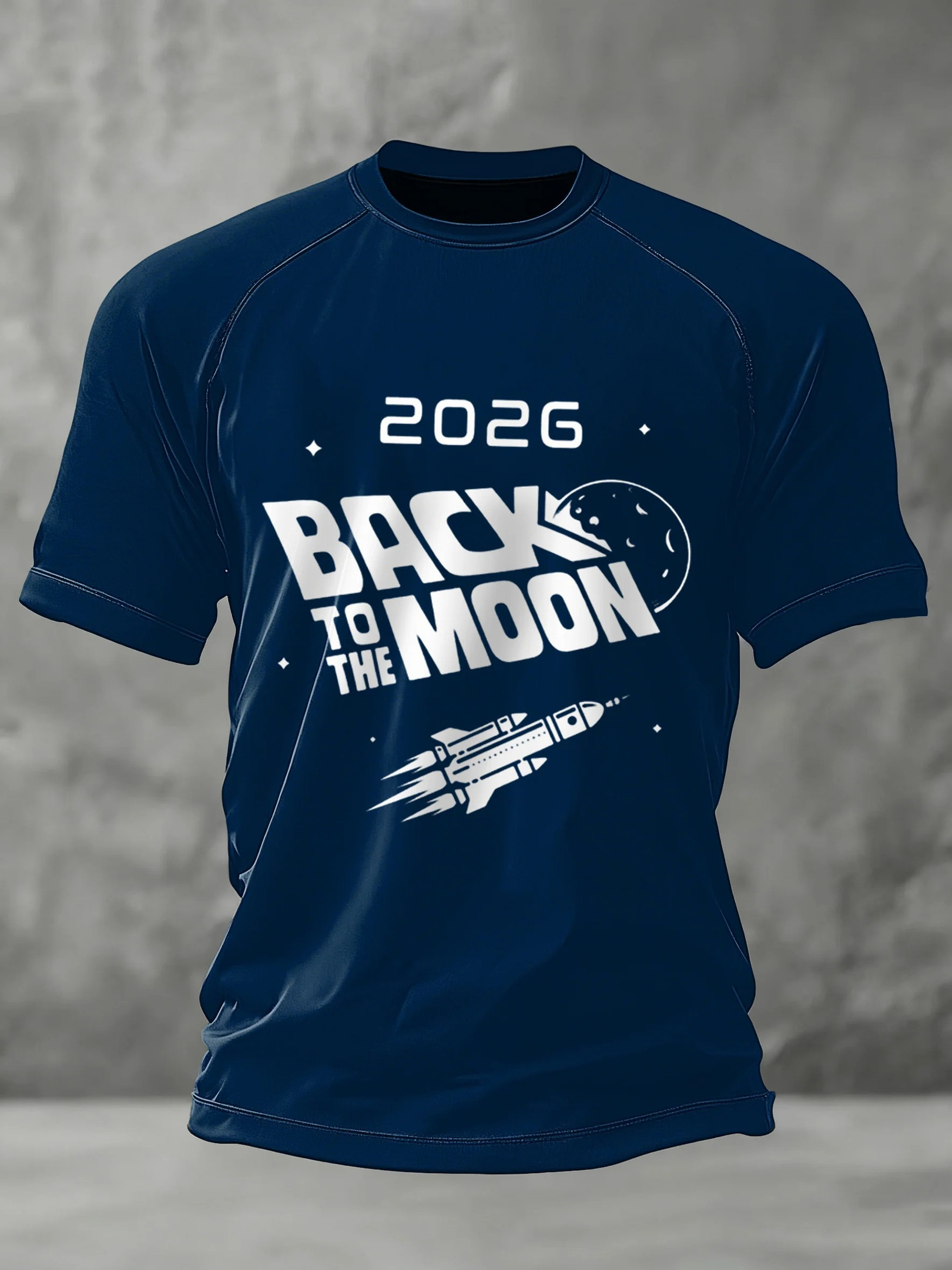 2026 Back To The Moon T-Shirt NASA Artemis Moon Mission Clothing Gift For Him - Image 2
