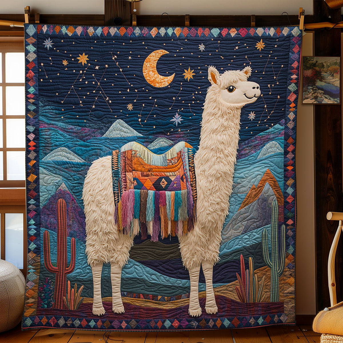 Alpaca Dreamer Quilt Soft Quilt Blanket Gift to Warm Hearts