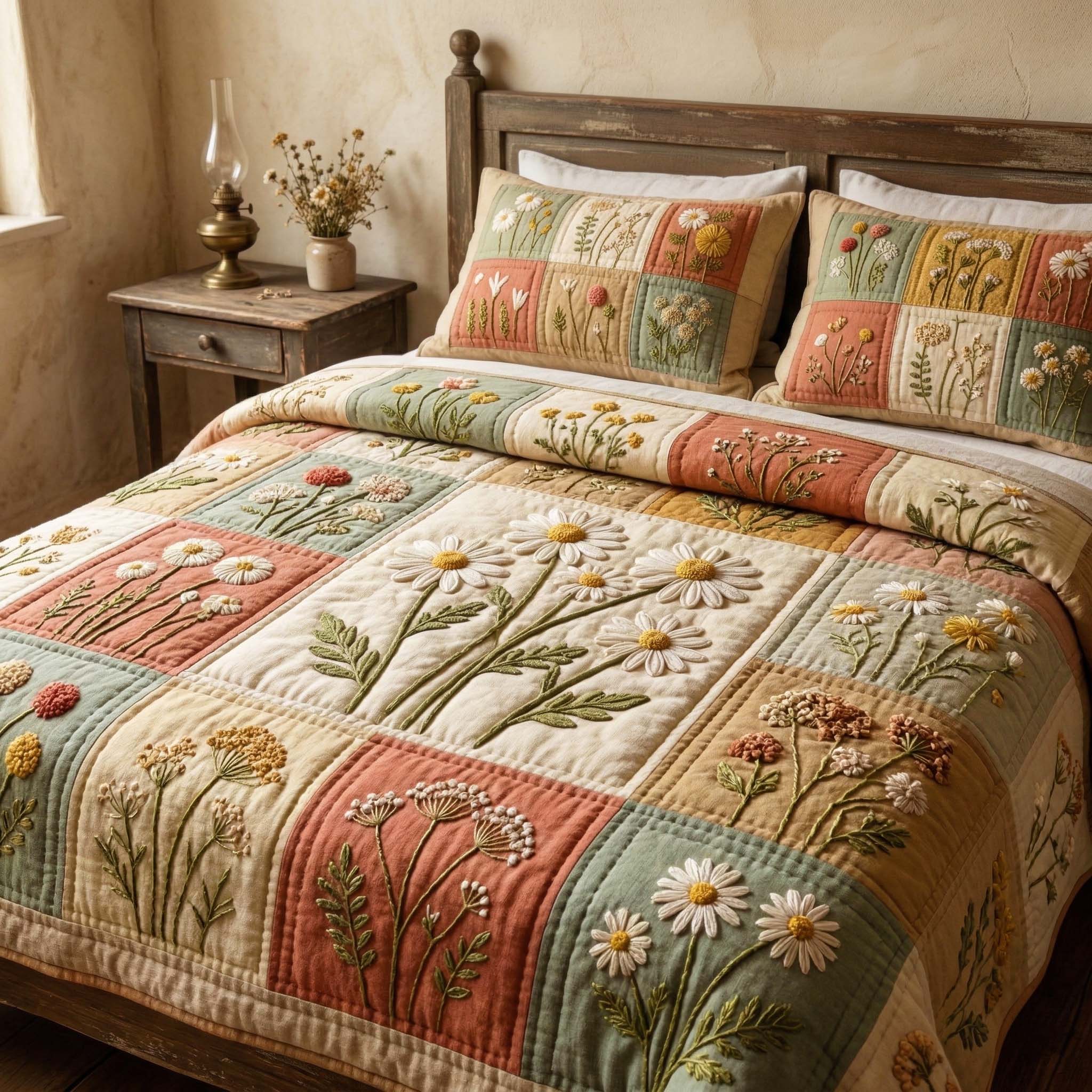 Blossom Grace Quilted Bedding Set Best Queen Sheets Top 10 Mother's Day Gift Ideas