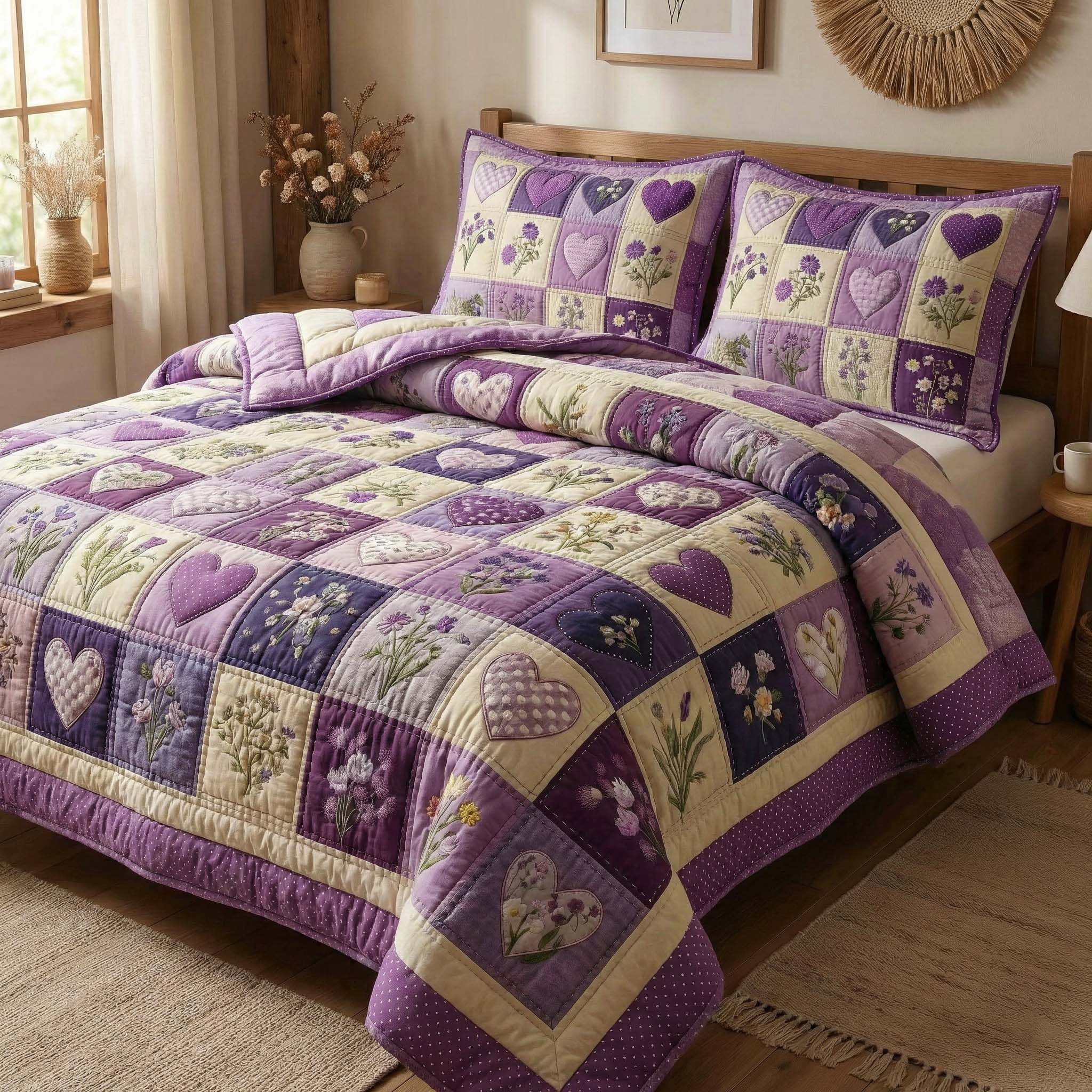 Blossom Grace Quilted Bedding Set Unique Bed Sheets Top 10 Mother's Day Gift Ideas