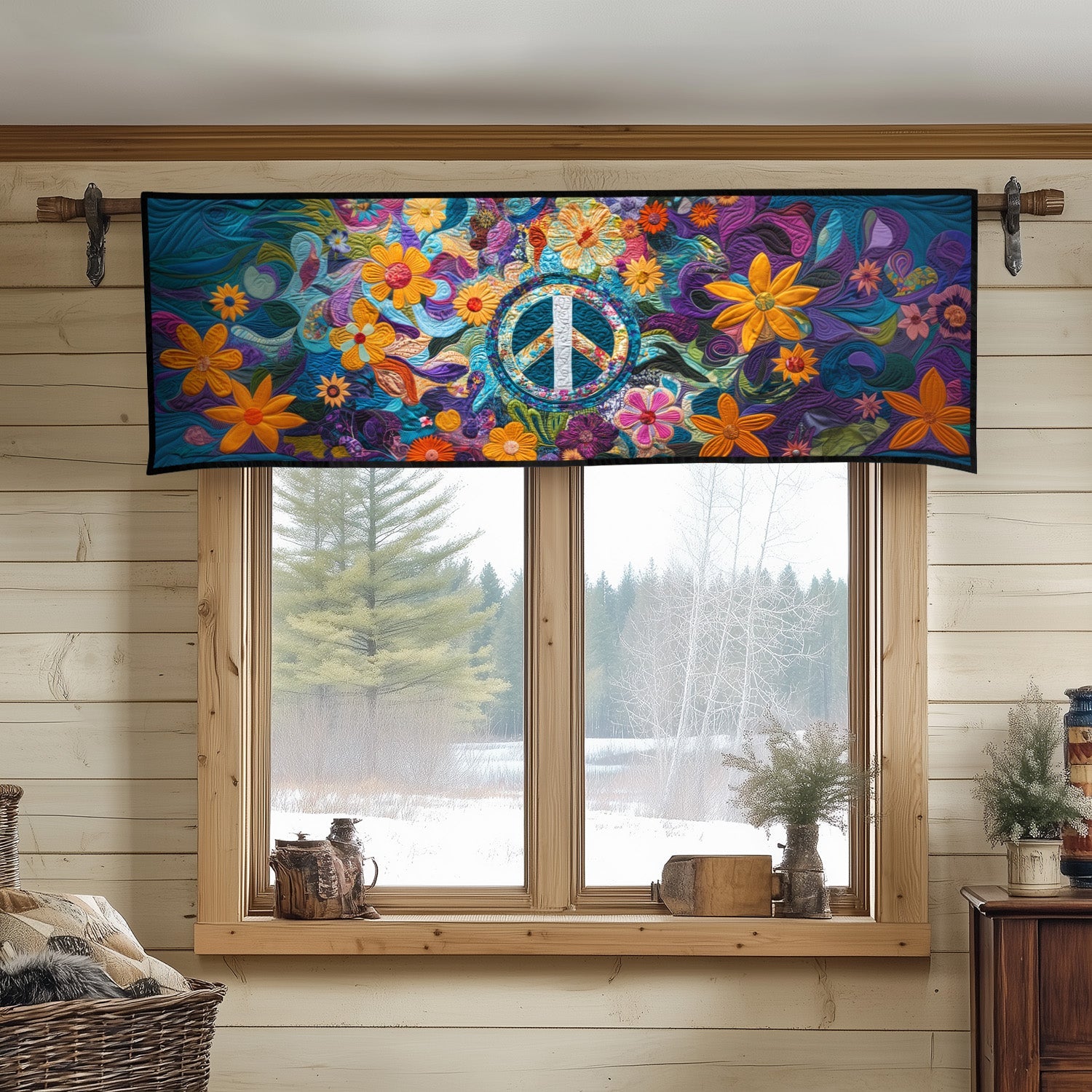Boho Eclipse Quilted Valance Front Door Entryway Ideas Christmas Floral Gifts