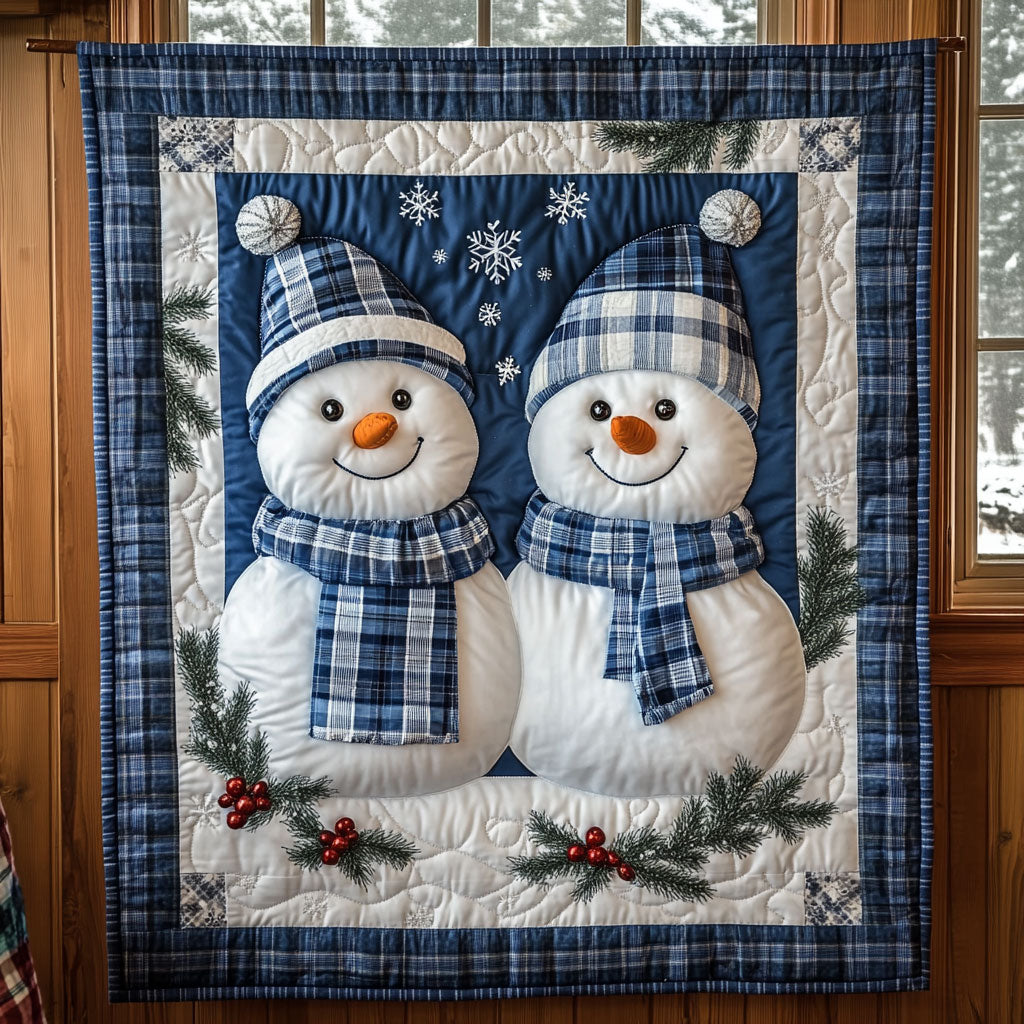 Chilly Love Quilt Unique Holiday Gift Idea with Quilt Blanket