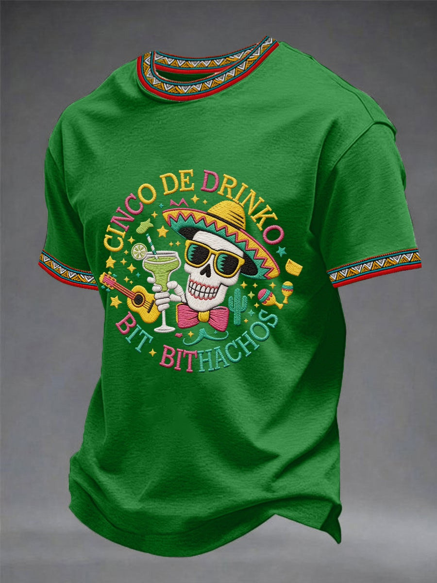 Cinco De Drinkos Bitchachos T-Shirt Mexican Music Celebration Apparle Gift For Fans - Image 2