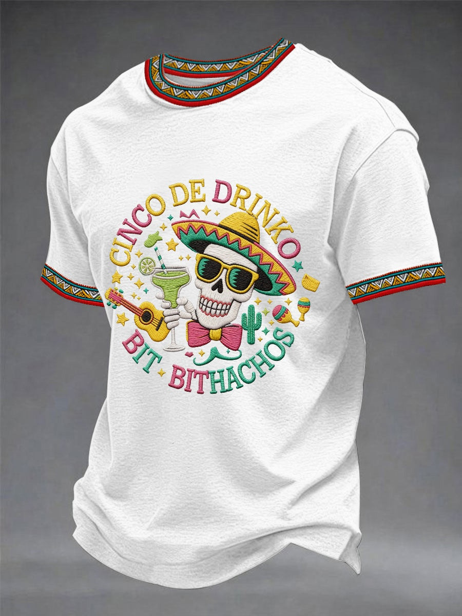 Cinco De Drinkos Bitchachos T-Shirt Mexican Music Celebration Apparle Gift For Fans