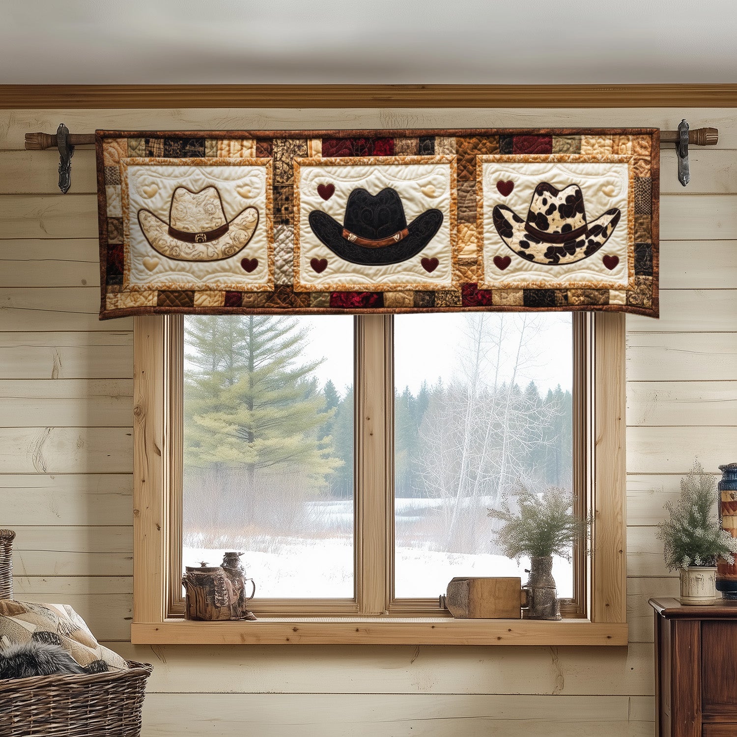 Cowboy Hats Quilted Valance Entryway Ideas Cowgirl Gifts