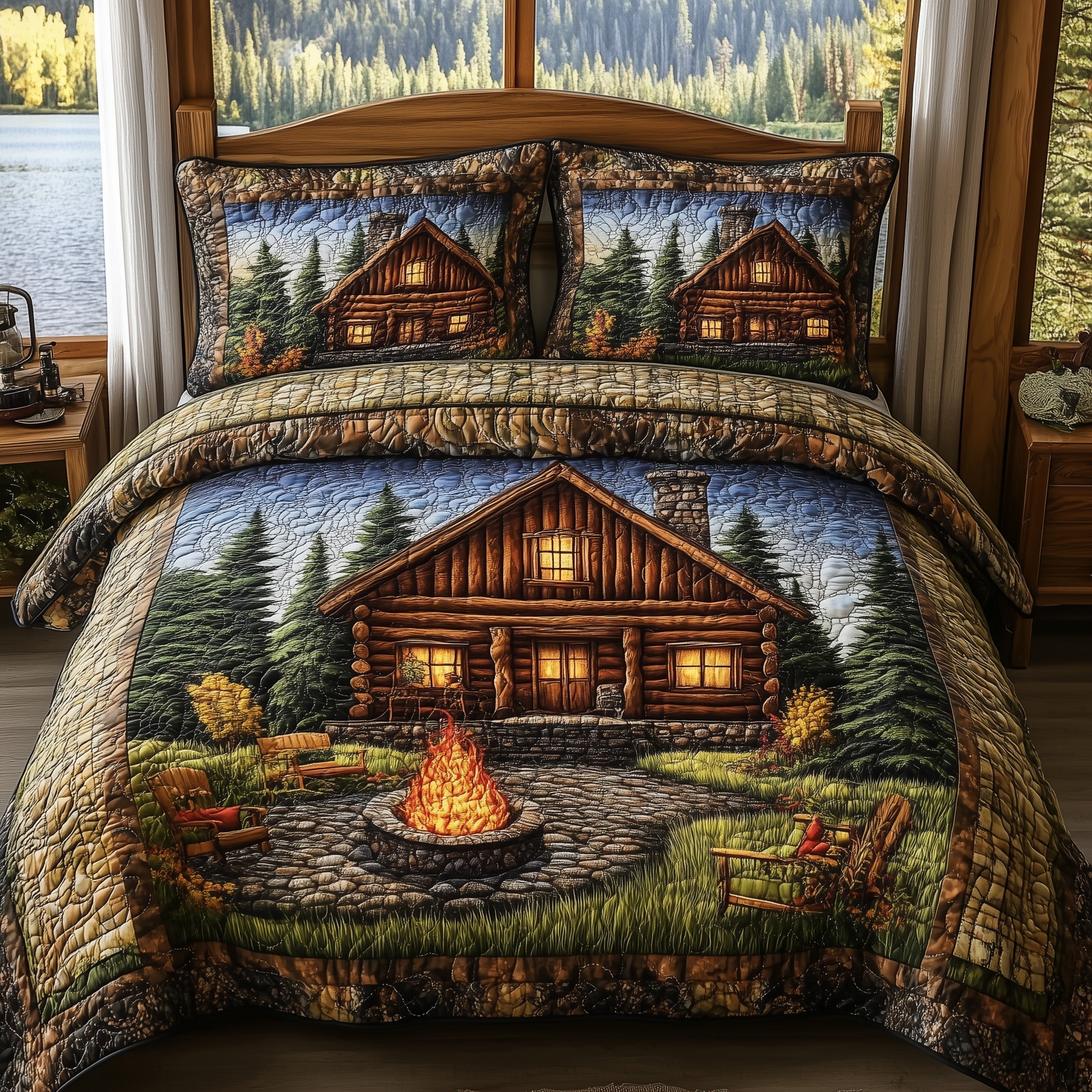 Cozy Harmony Quilted Bedding Set Good Sheet Sets Father's Day Special Gifts For Dad