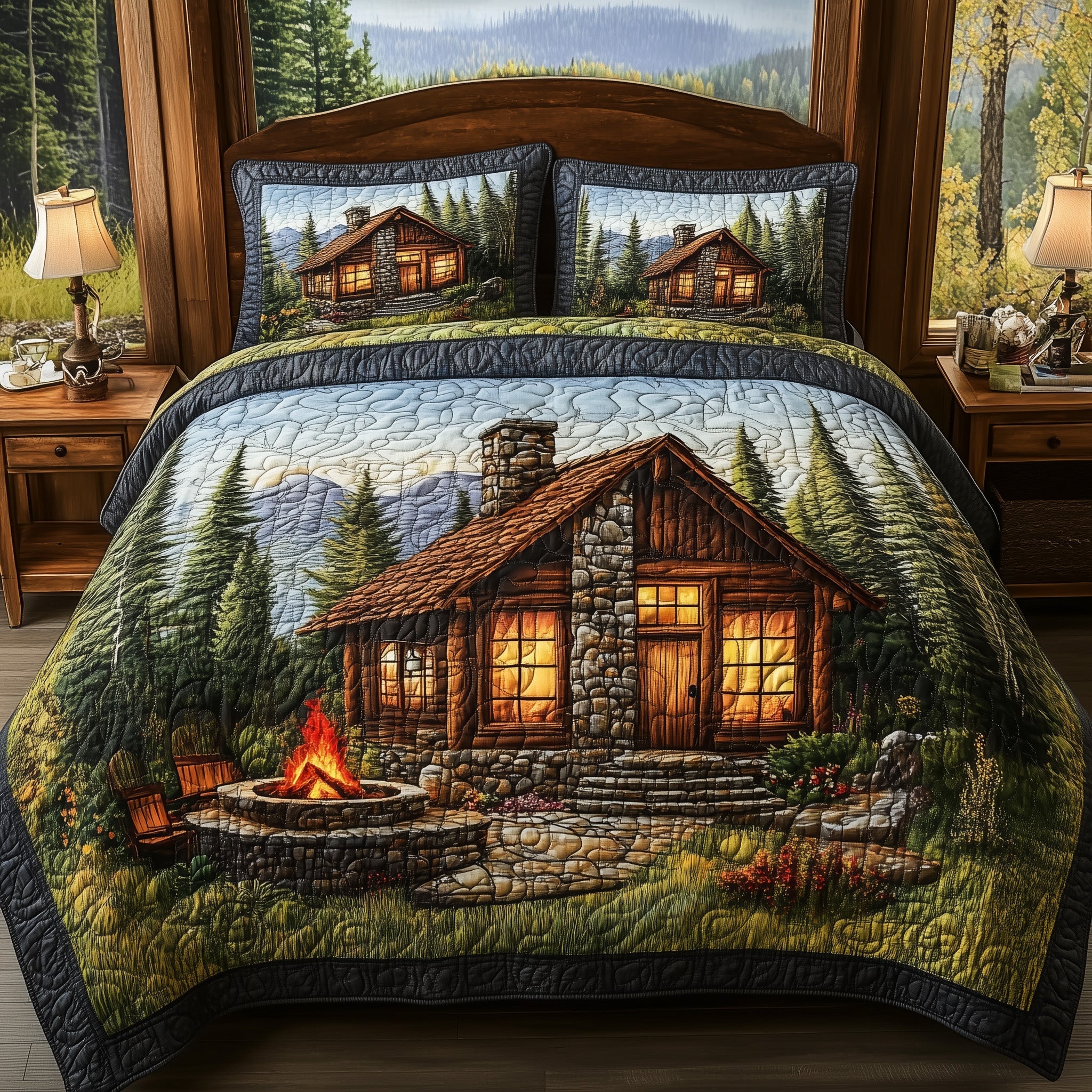 Cozy Harmony Quilted Bedding Set Nice Bed Sheet Sets Fathers Day Gifts For Husband