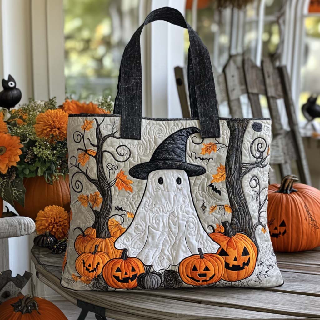 Creepy Cutie Quilted Tote Bag Patchwork Tote Bag Halloween Gifts For Her