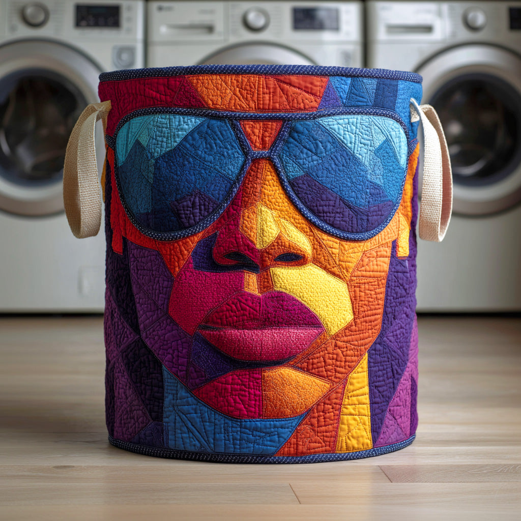 Crowned in Color Quilted Laundry Basket Laundry Room Decor Best Mother's Day Gifts For Wife