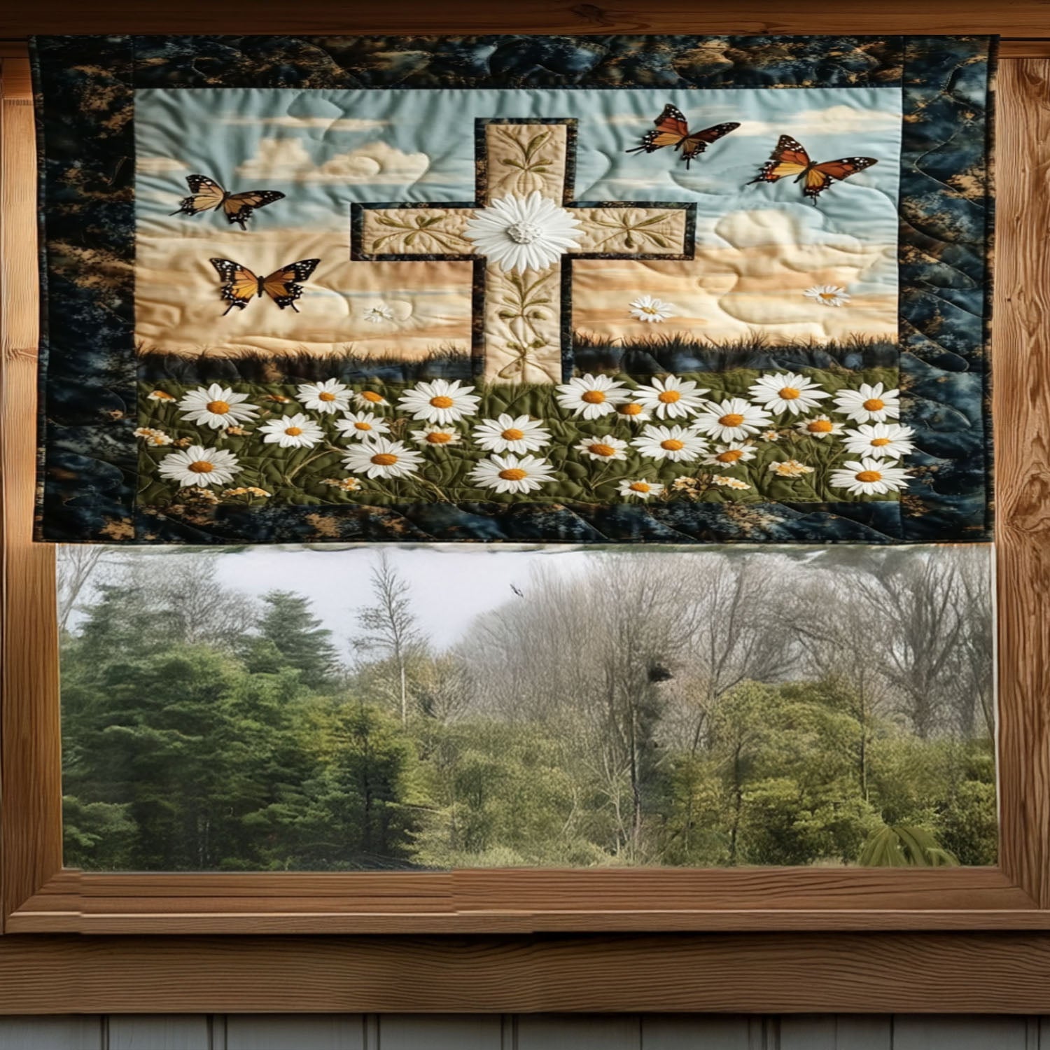 Divine Grace Quilted Valance Dining Table Accessories Lavender Gifts For Him