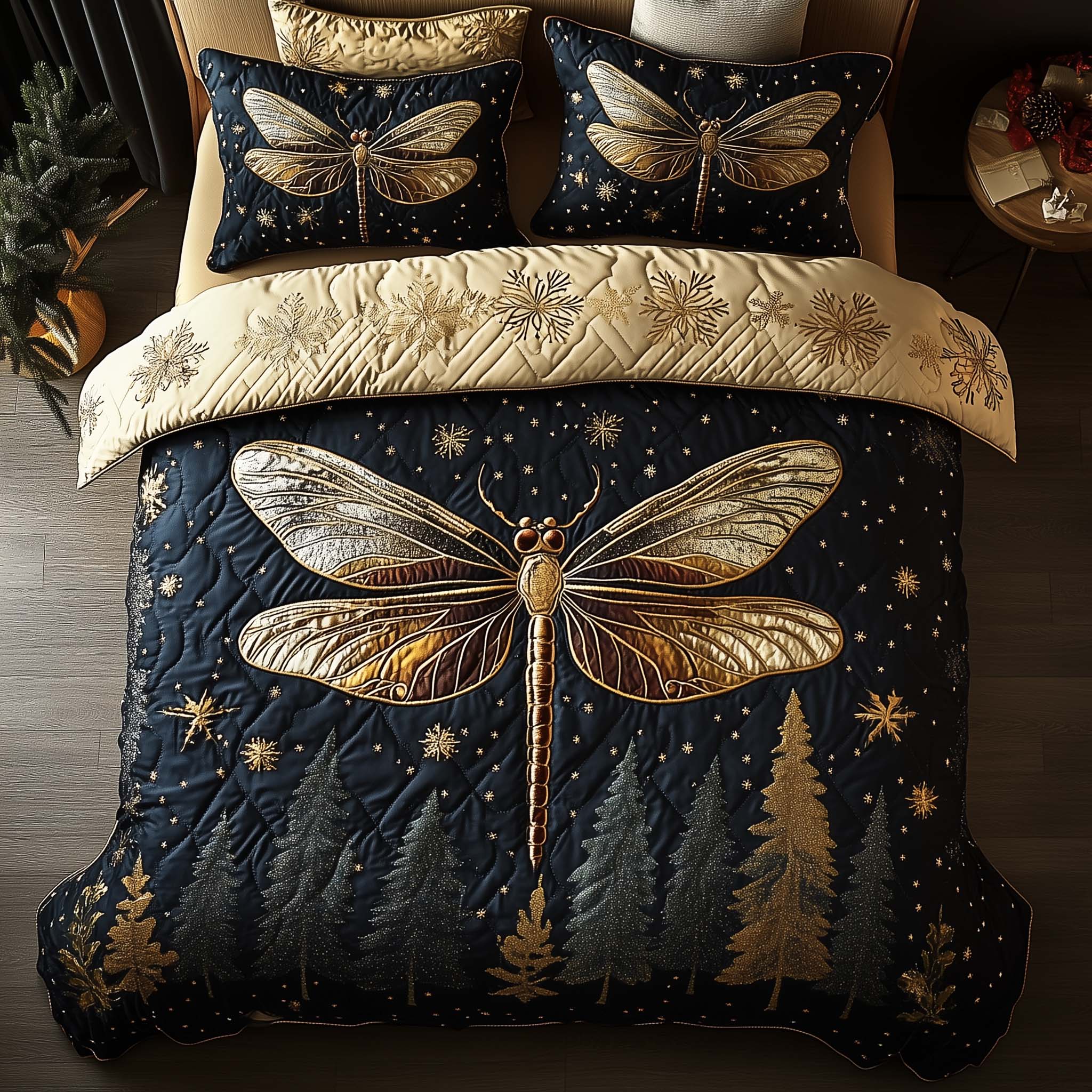 Dragonfly Quilted Bedding Set Best Bedding Sets Cute Dragonfly Lover Ideas For Gifts