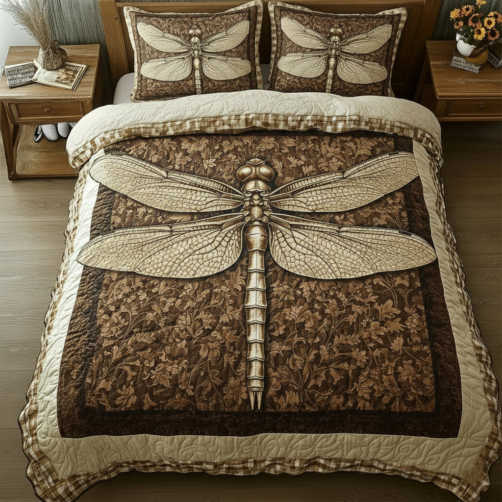 Dragonfly Quilted Bedding Set Best Queen Sheets Cool Gifts For Dragonfly Lovers
