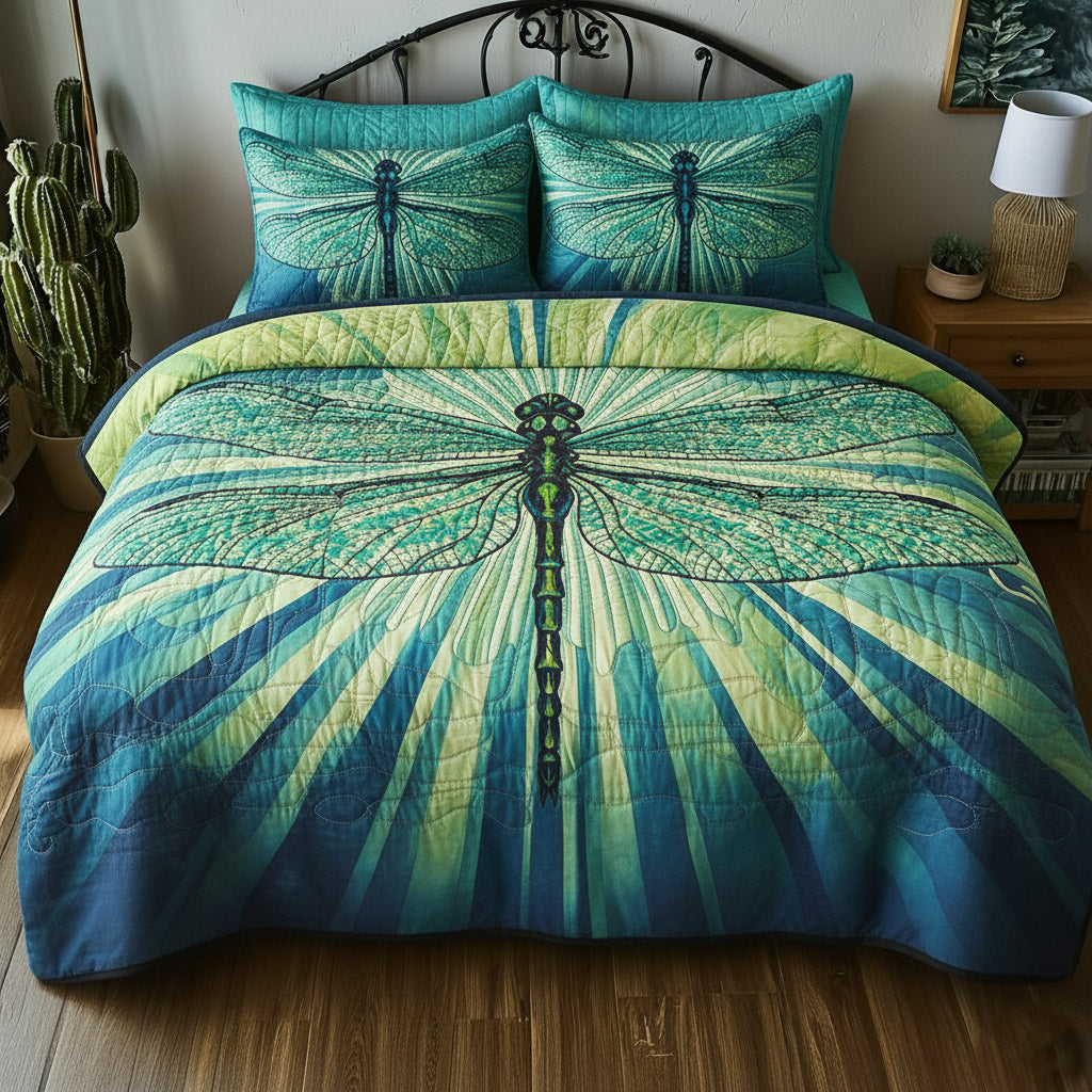 Dragonfly Quilted Bedding Set Best Sheets Ever Presents For Dragonfly Lovers Women