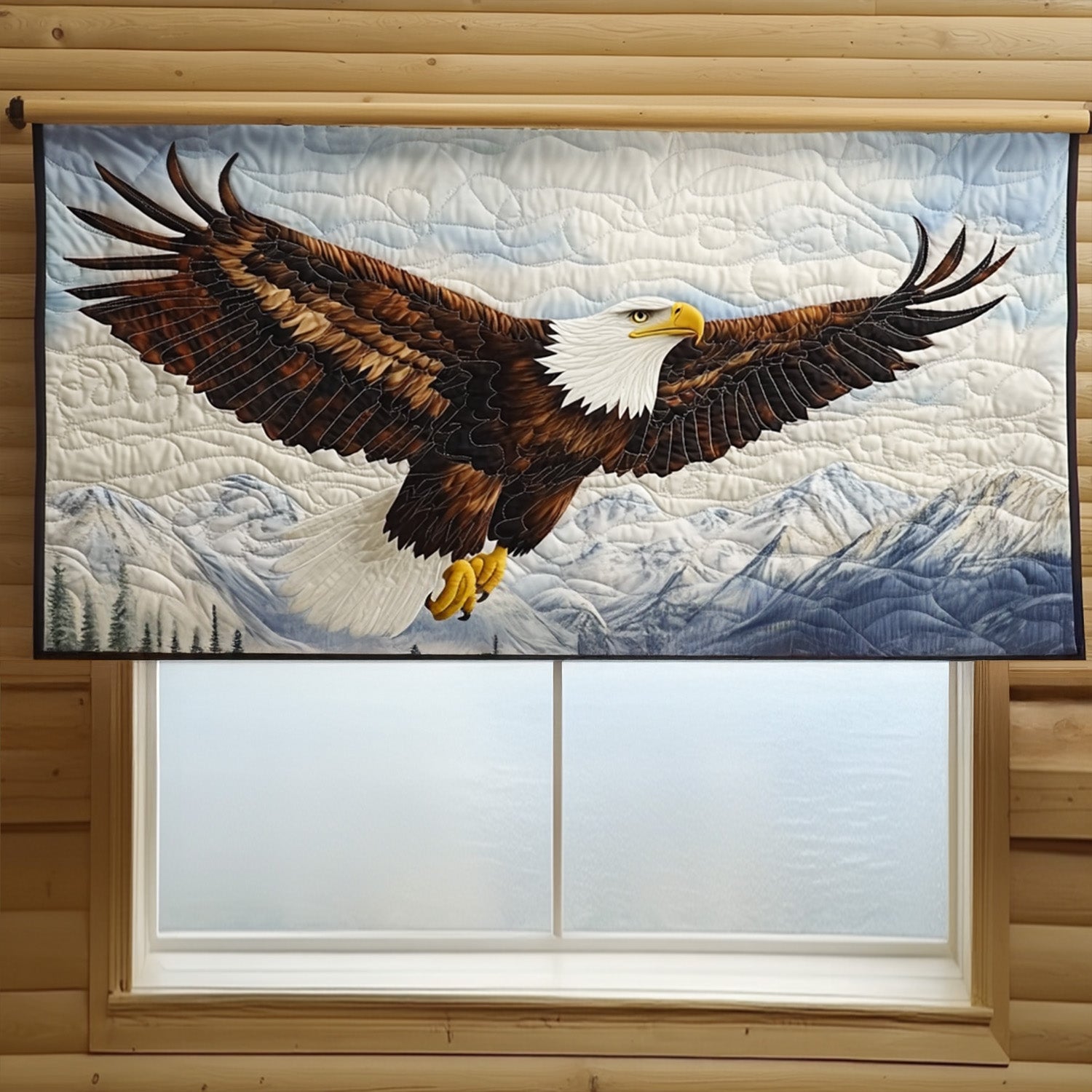 Eagles Horizon Quilted Valance Entry Way Ideas Unique Beagle Gifts