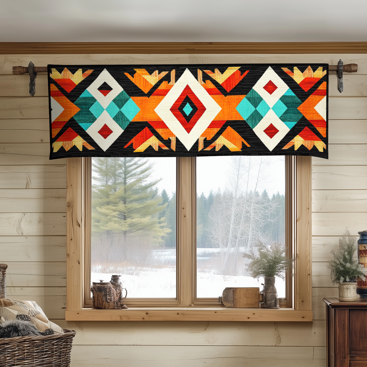 Echoing Patterns Quilted Valance Foyer Decor Ideas Native American Gift Shop