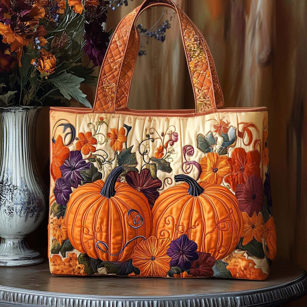 Falling Glow Quilted Tote Bag Best Tote Handbags Small Fall Gift Ideas