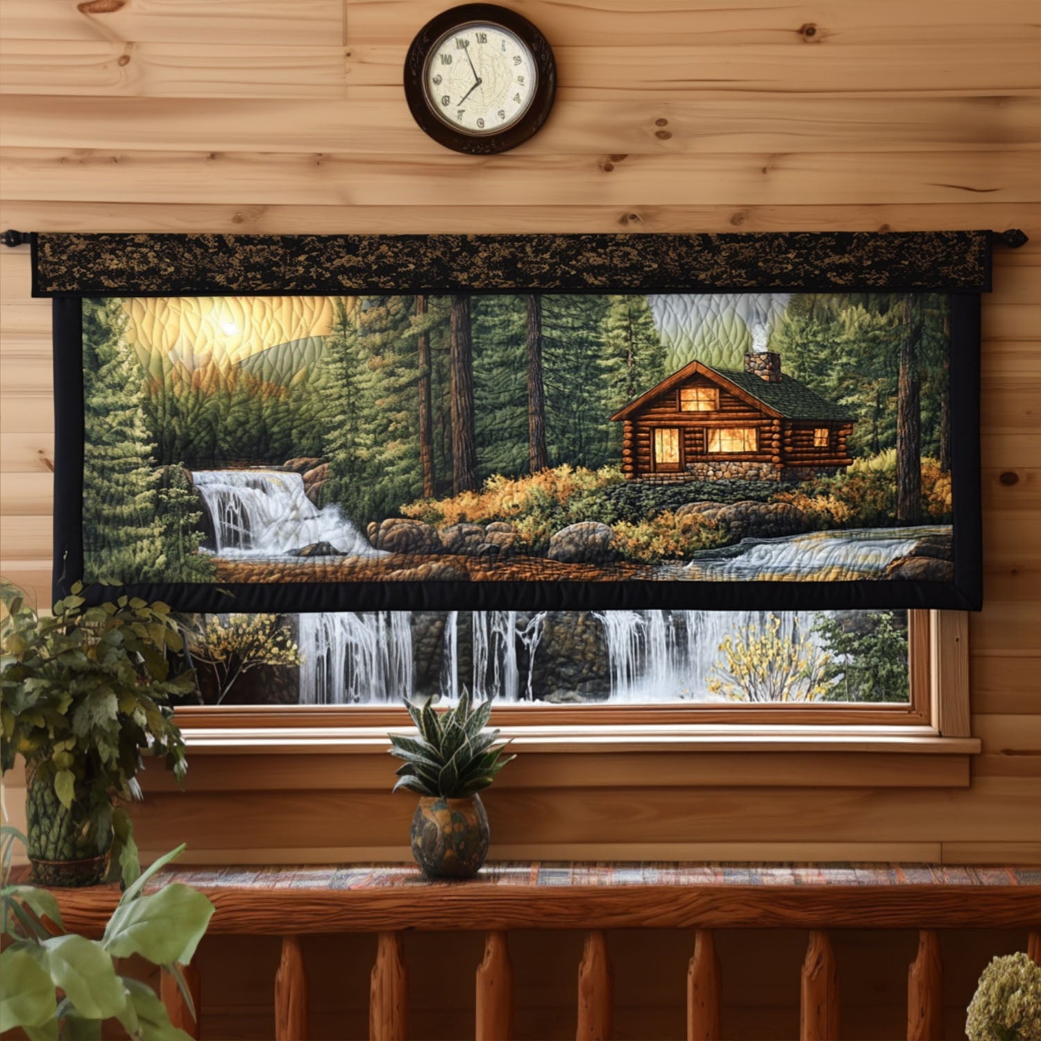 Forest Escape Accent Quilted Valance Front Door Entryway Ideas Unique Gifts For Farmers