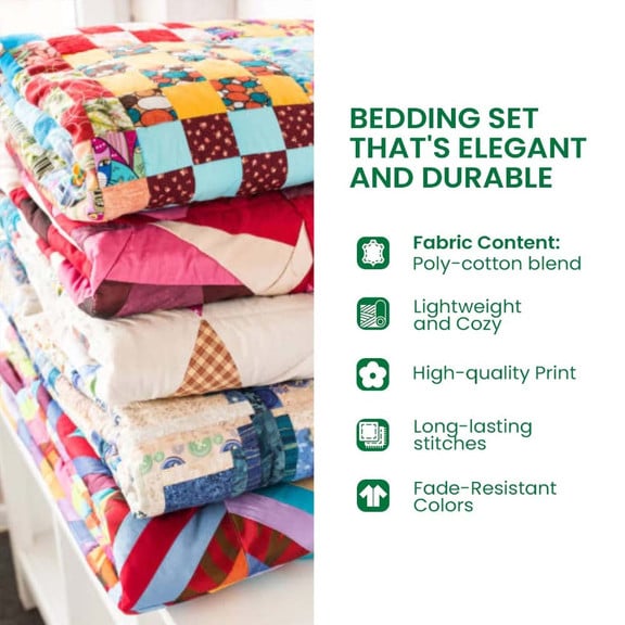 Forest Fawn Quilted Bedding Set Best Bedsheets Great Gifts For Deer Hunters - Image 4